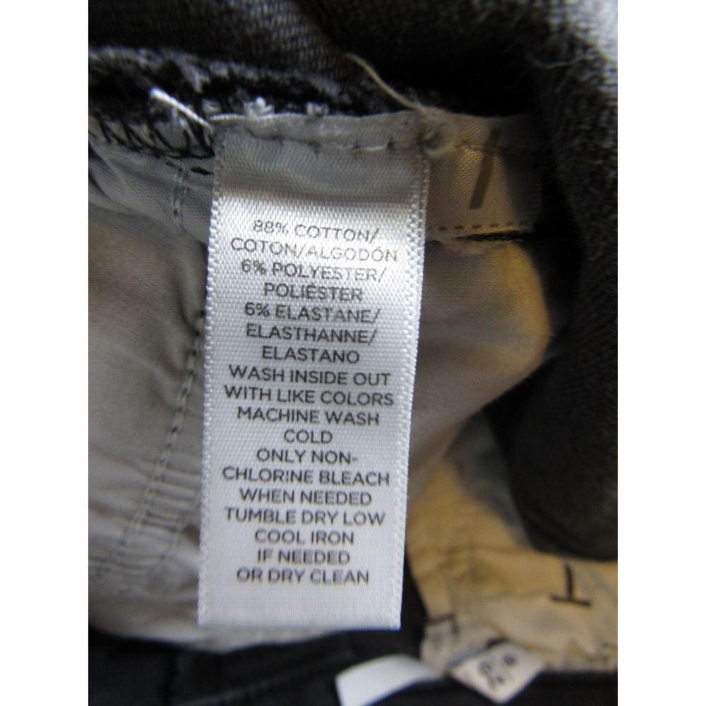 LOFT Jeans Black Legging Mid Rise Women's Size 29/8 - Picture 7 of 8